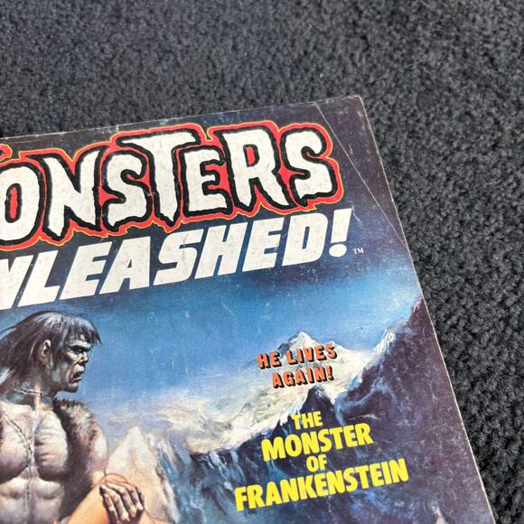 Monsters Unleashed! #2 Sept 1973 - Marvel Curtis Comics - Frankenstein - Vintage - Picture 3 of 9